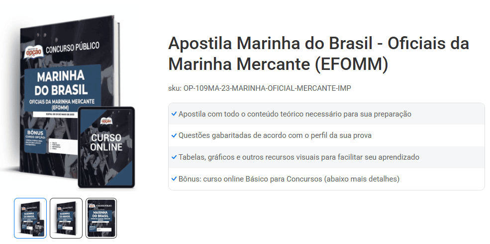 Apostila Marinha Mercante - EFOMM